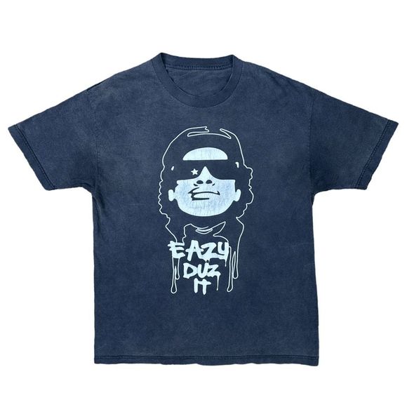 Vintage Eazy-E “Eazy Duz It” Crew Neck Tee - Cut Tag - Picture 1 of 5